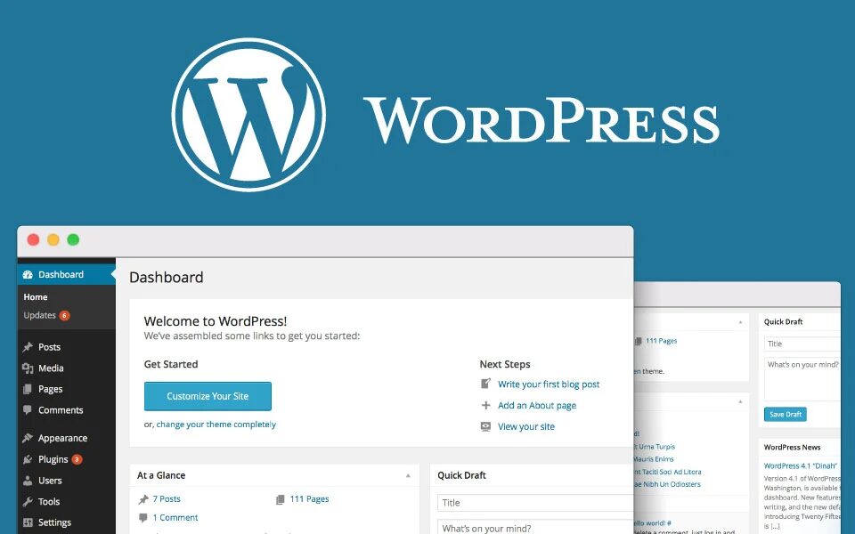 WordPress Dashboard Backend